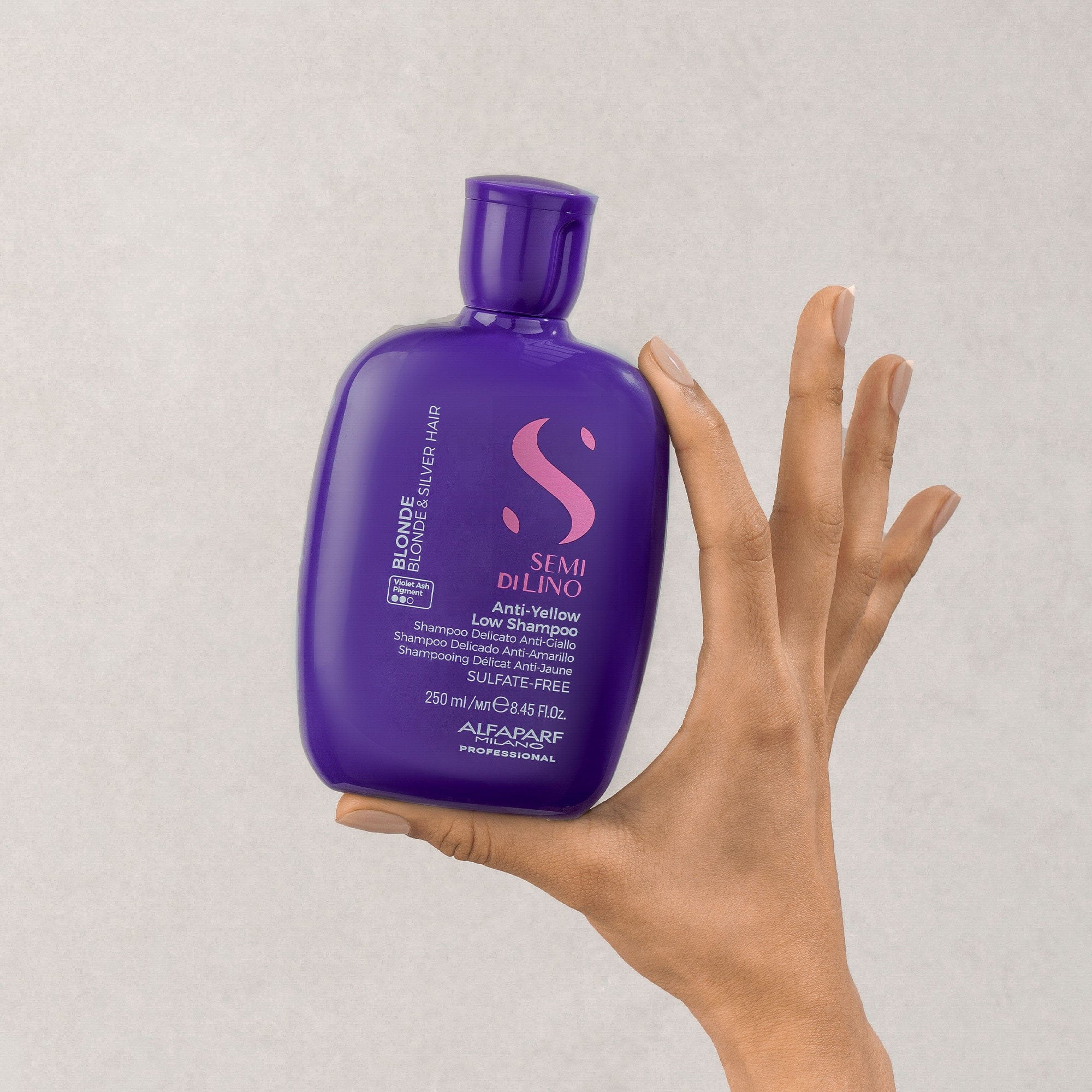 Alfaparf Semi di Lino Blonde Anti-Yellow Low Shampoo 250 ml - Image 3