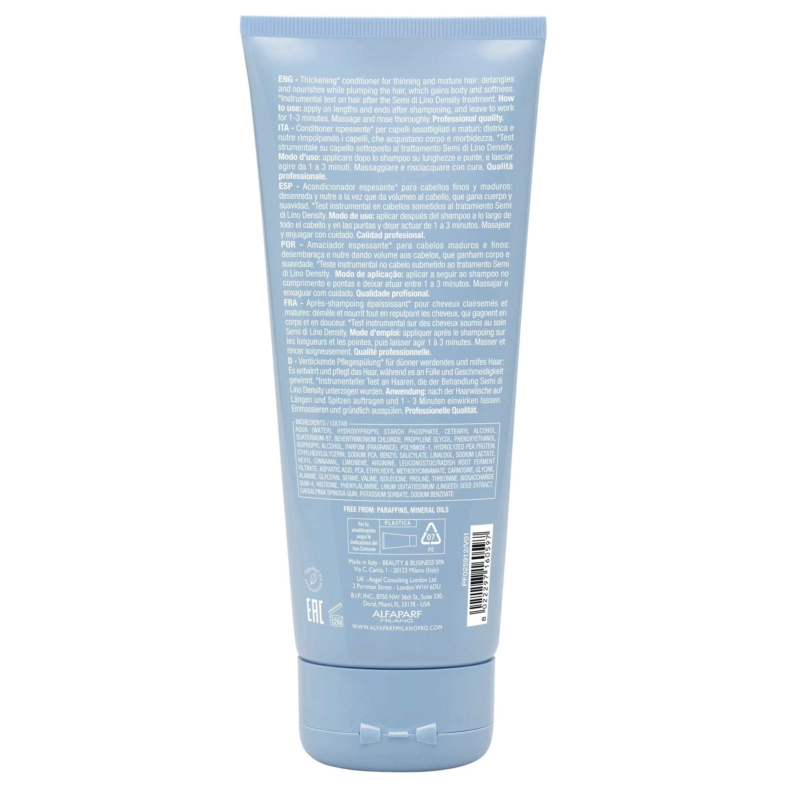 Alfaparf Semi di Lino Density Thickening Conditioner 200 ml - Image 4