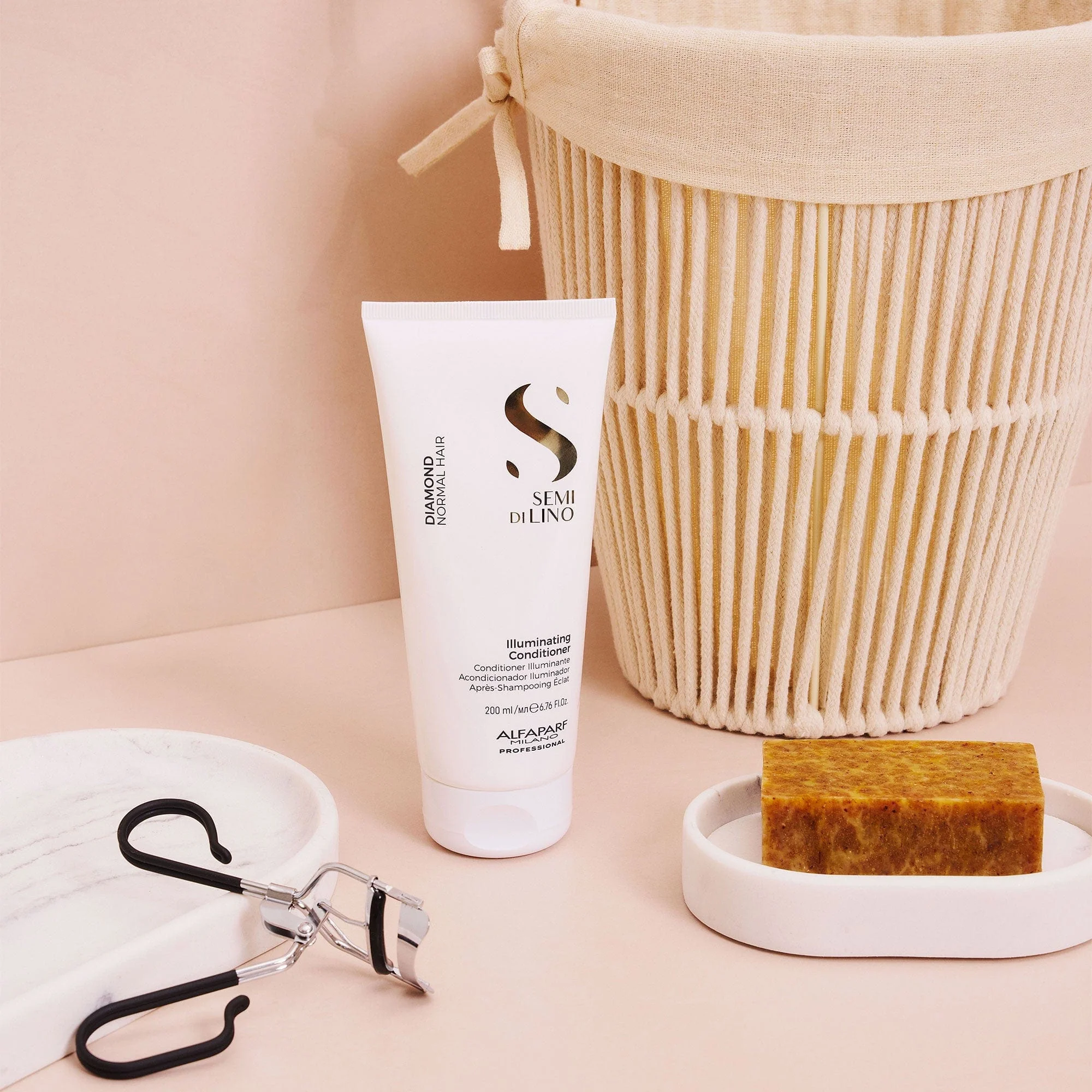 Alfaparf Semi di Lino Diamond Illuminating Conditioner 200 ml - Image 4