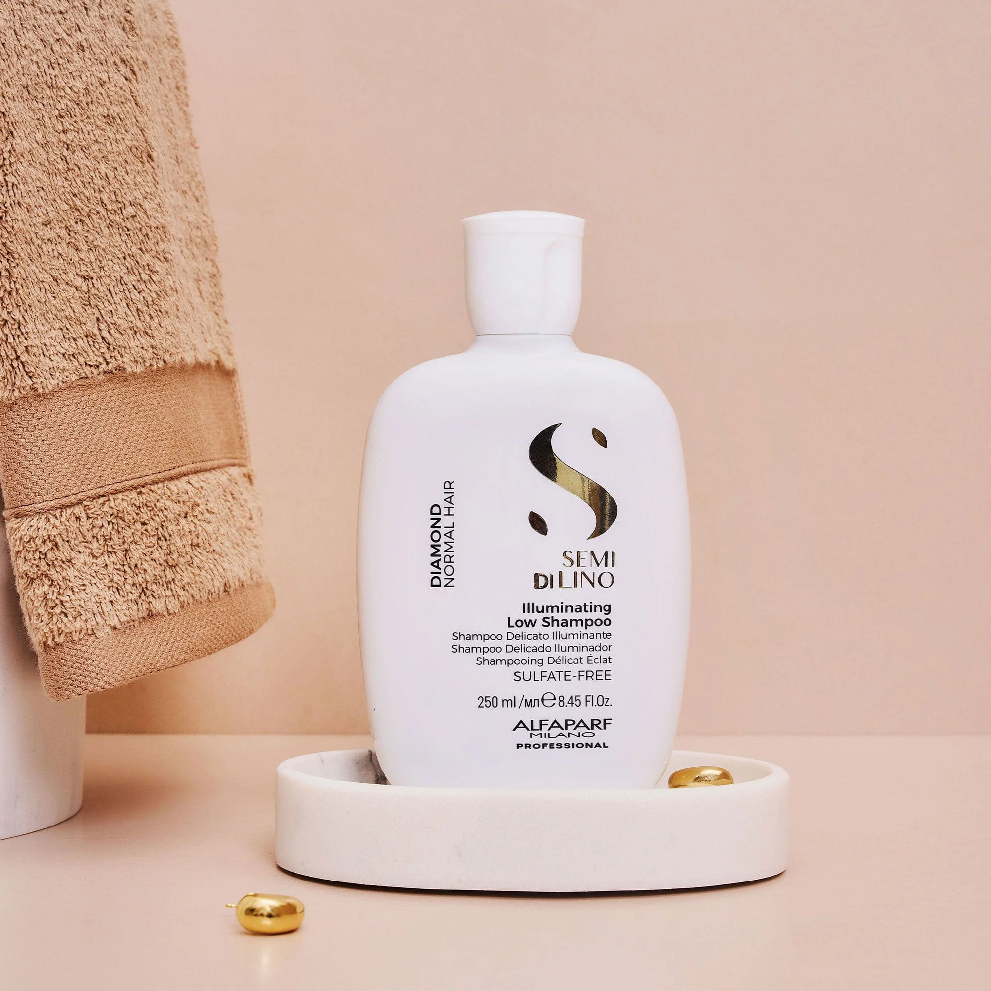 Alfaparf Semi di Lino Diamond Illuminating Low Shampoo 250 ml - Image 3