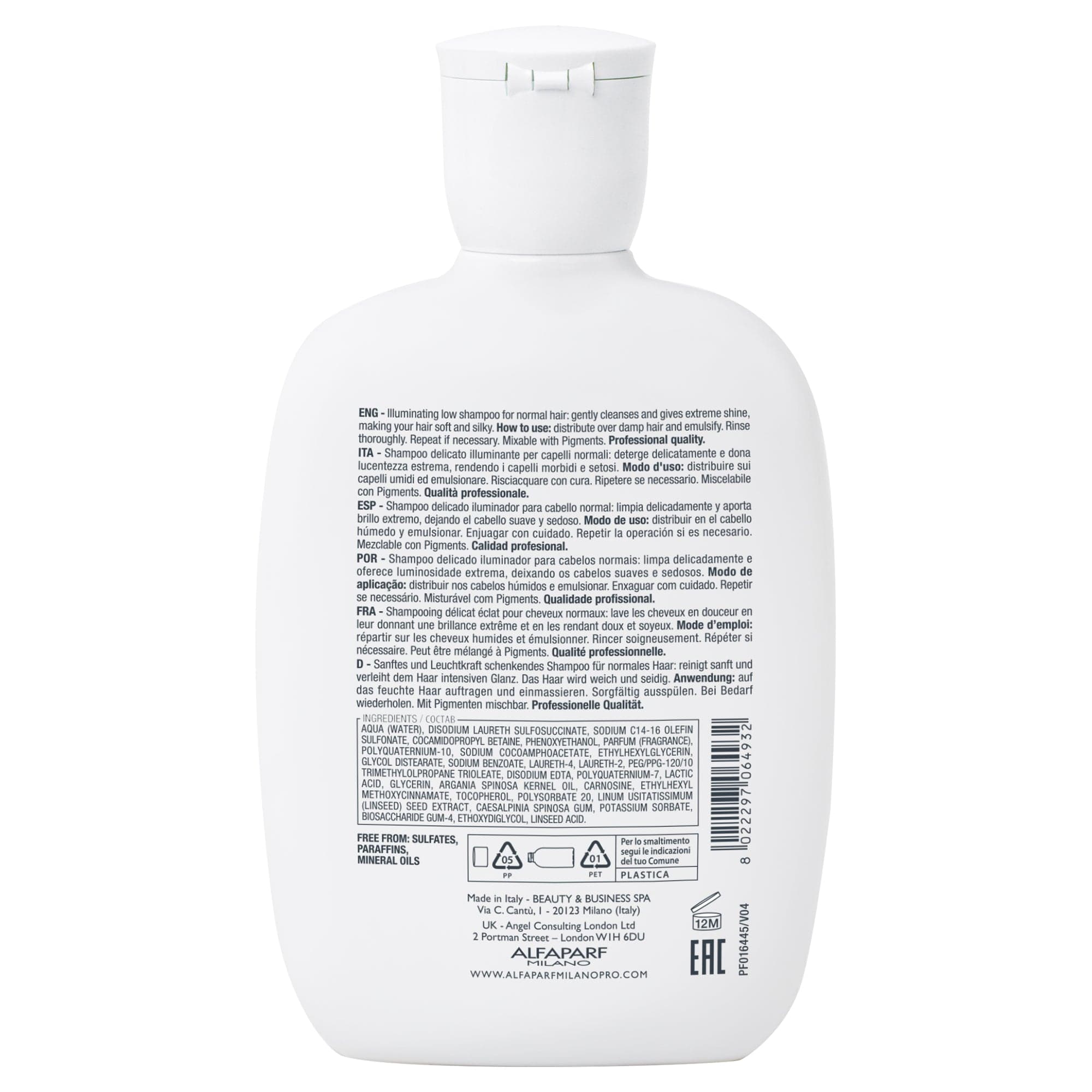 Alfaparf Semi di Lino Diamond Illuminating Low Shampoo 250 ml - Image 4
