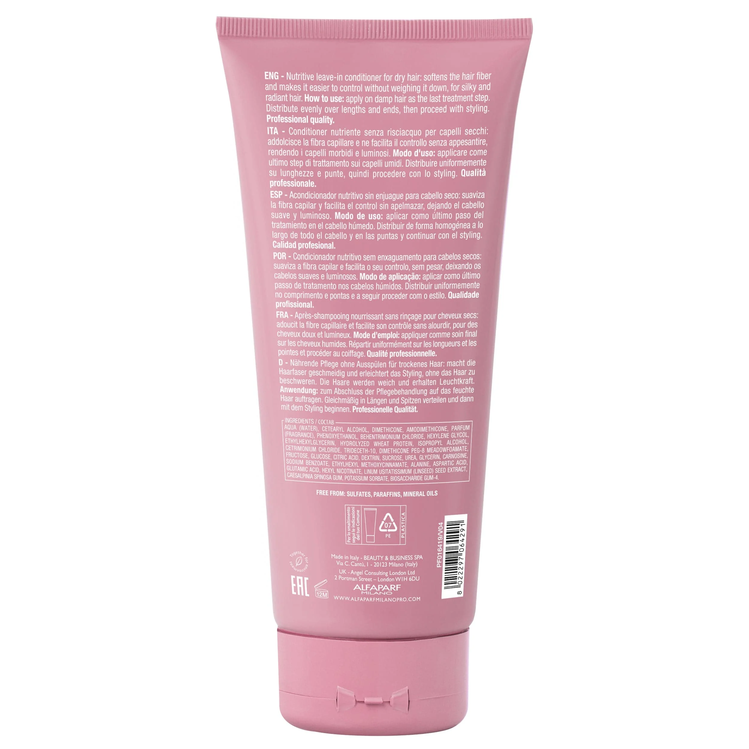 Alfaparf Semi di Lino Moisture Nutritive Leave-in Conditioner 200 ml - Image 3