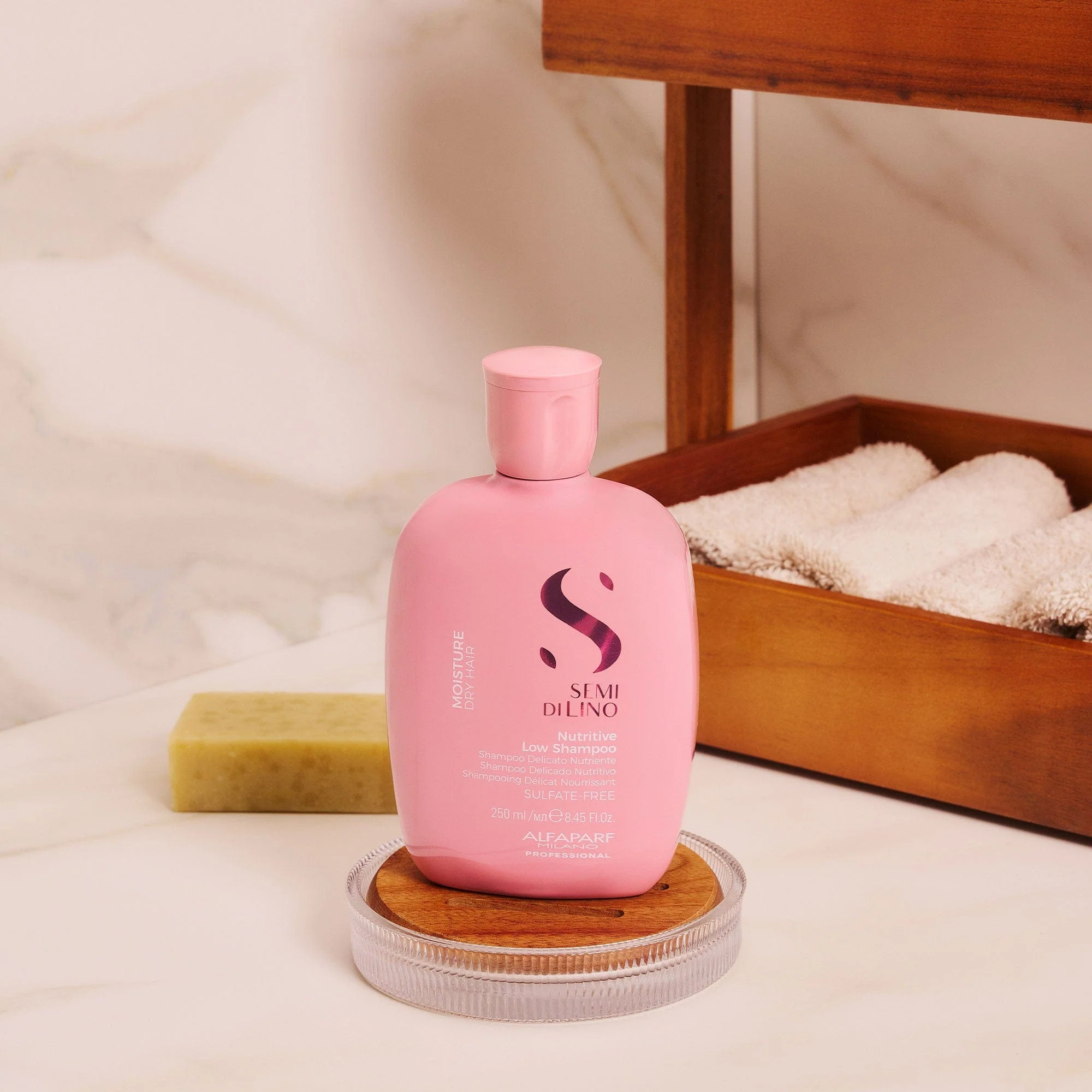 Alfaparf Semi di Lino Moisture Nutritive Low Shampoo 250 ml - Image 2