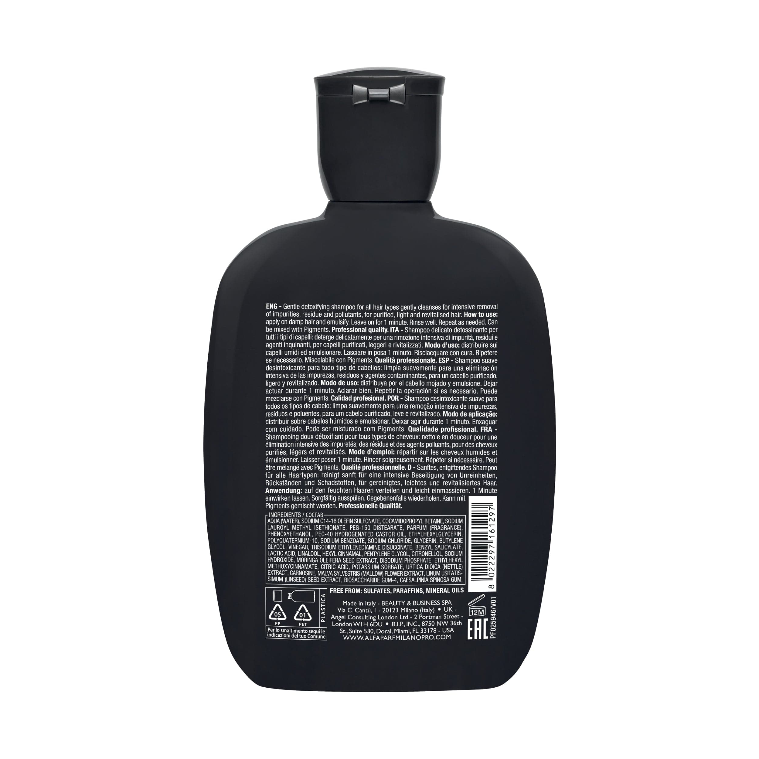 Alfaparf Semi di Lino Sublime Detoxifying Low Shampoo 250 ml - Image 3