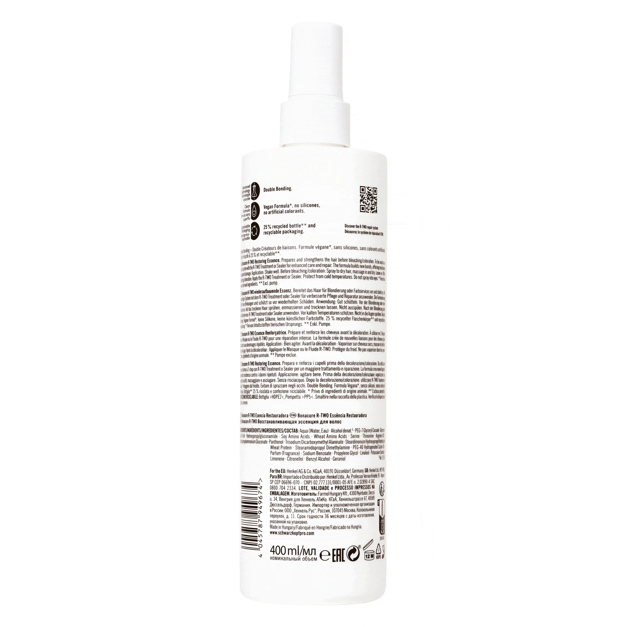 Bonacure R-TWO Esencia Restauradora 400ml - Image 15