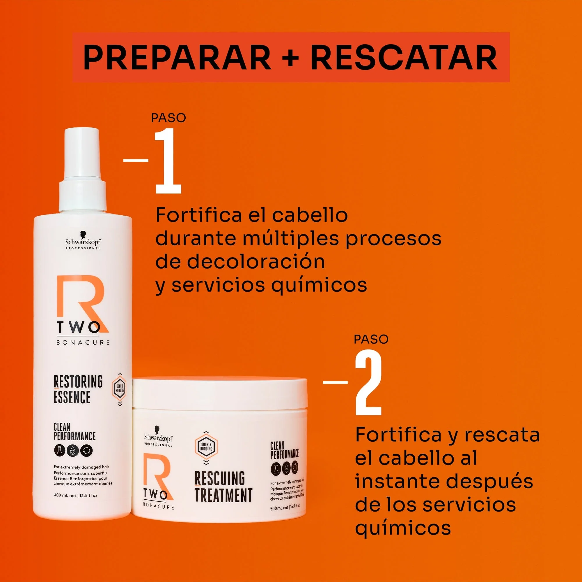 Bonacure R-TWO Esencia Restauradora 400ml - Image 2