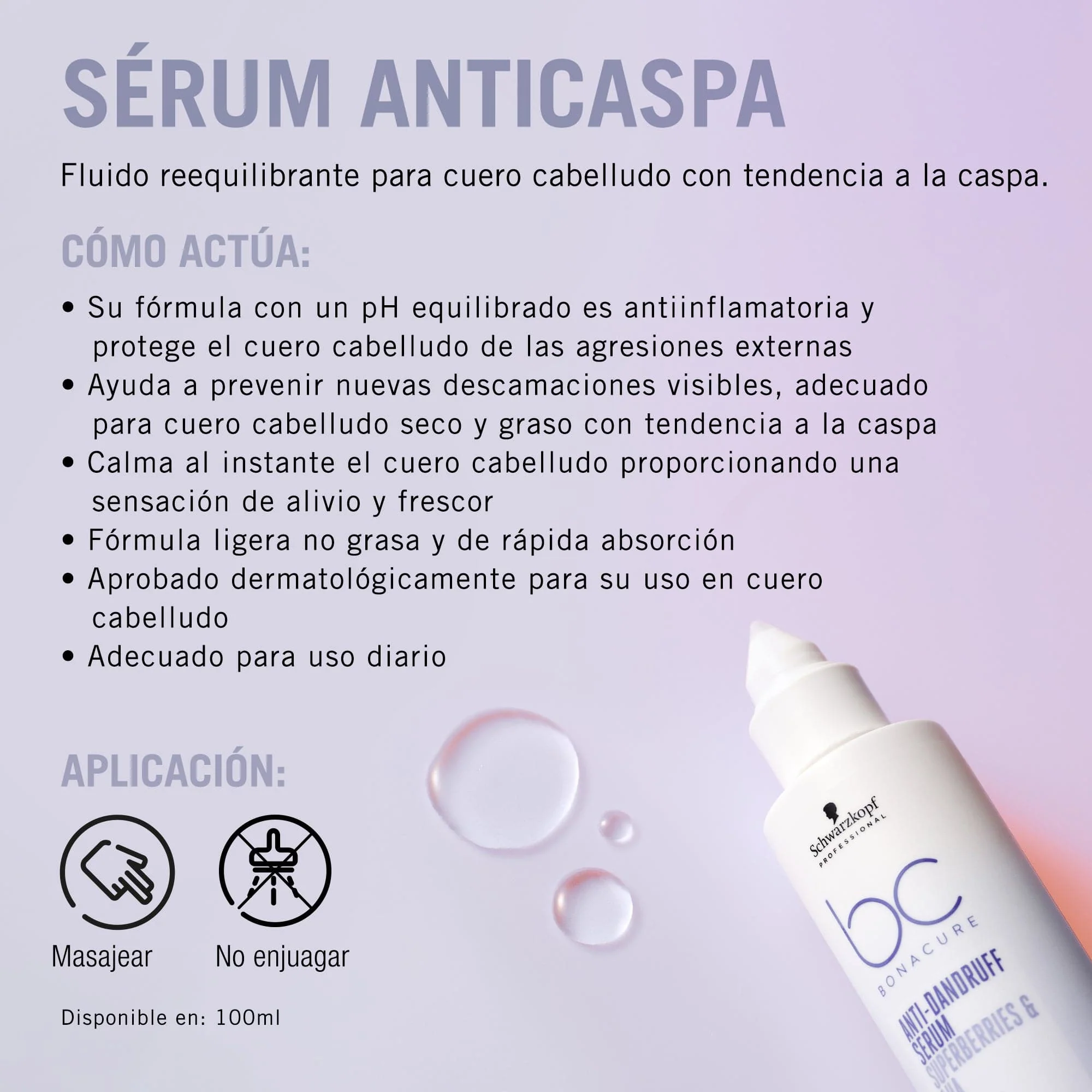 Bonacure Scalp Genesis Sérum Anticaspa 100ml - Image 2