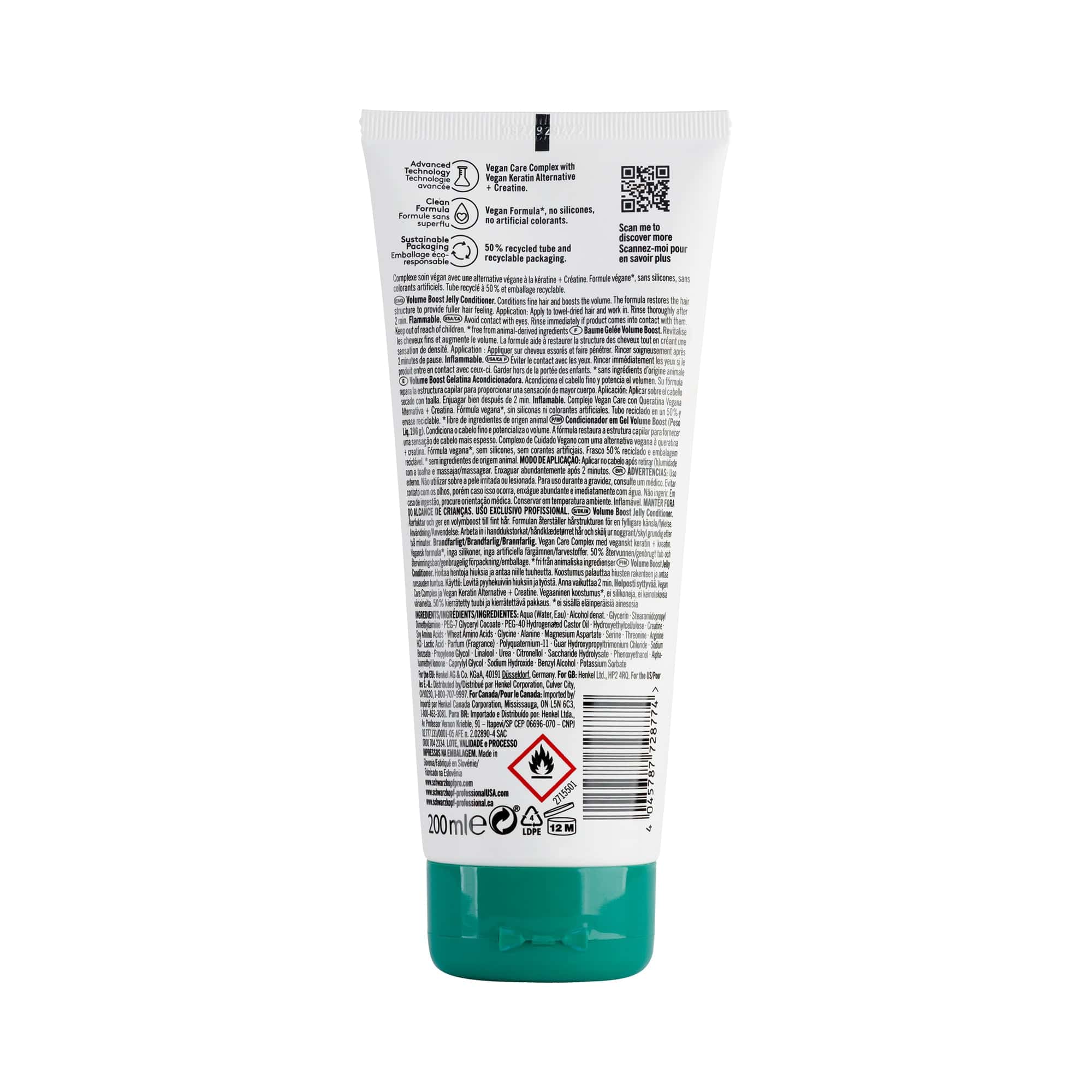 Bonacure Volume Boost Gelatina Acondicionadora 200ml - Image 6