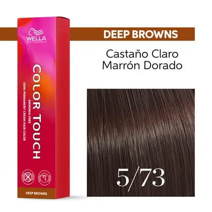 Color Touch 5/73 Castaño Claro Marrón Dorado -60ML - Image 3