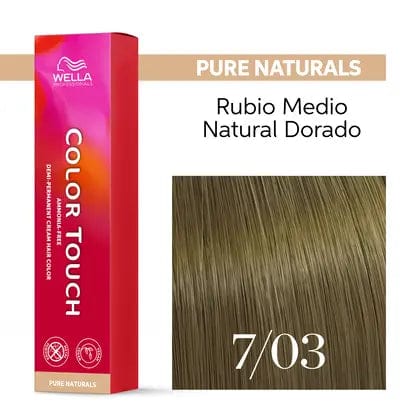 Color Touch 7/03 Rubio Medio Natural Dorado -60ML - Image 3
