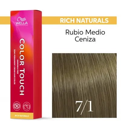 Color Touch 7/1 Rubio Medio Ceniza -60ML - Image 3