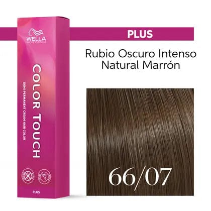 Color Touch Plus 66/07 Rubio Oscuro Intenso Natural Marrón-60ML - Image 3