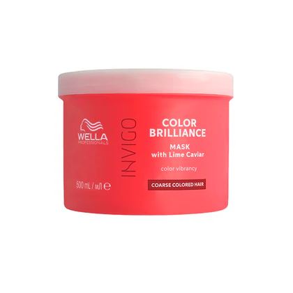 Wella Invigo - Mascarilla COLOR BRILLIANCE cabello teñido grueso 500 ml