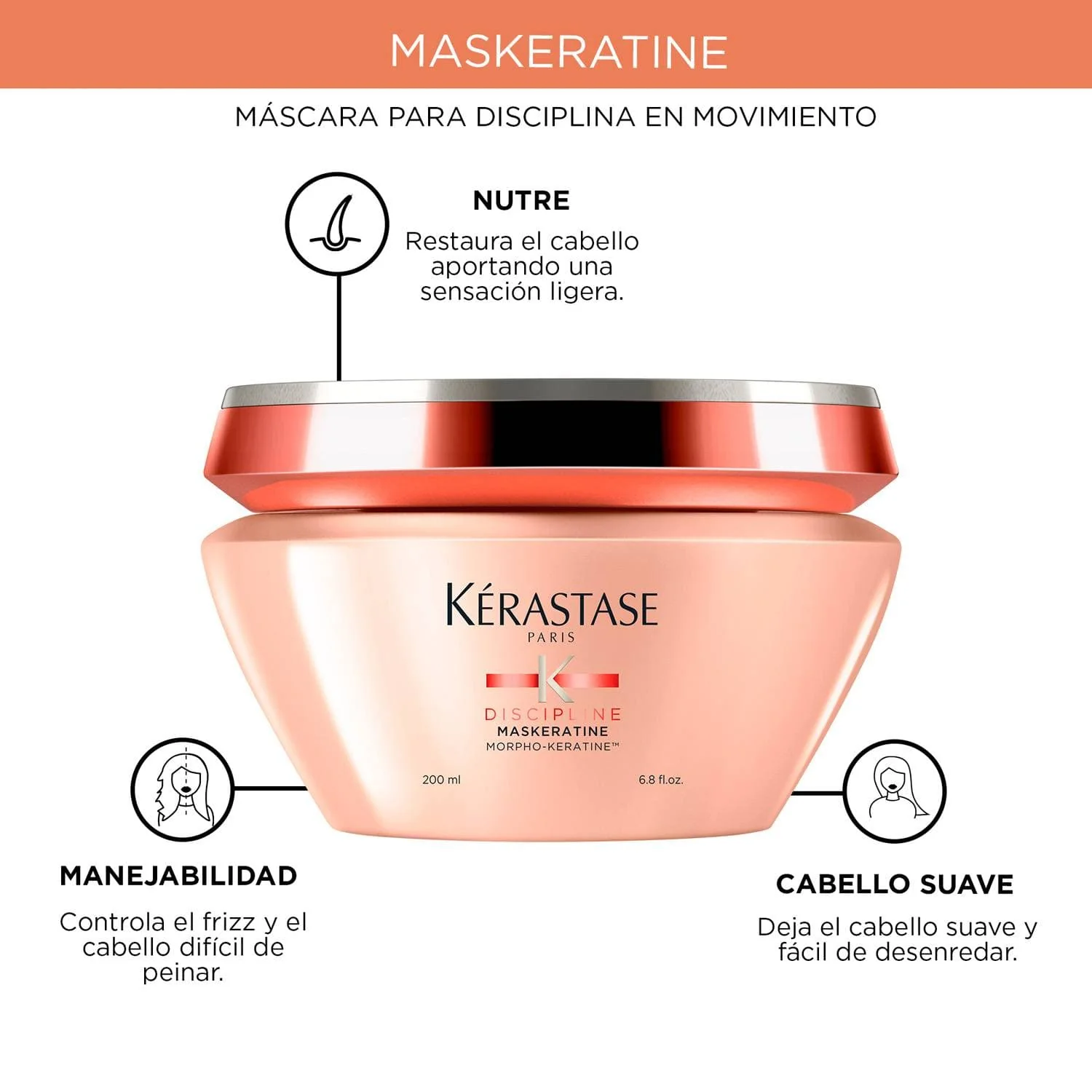 DISCIPLINE Mascarilla Maskeratine 200 Ml - Image 3