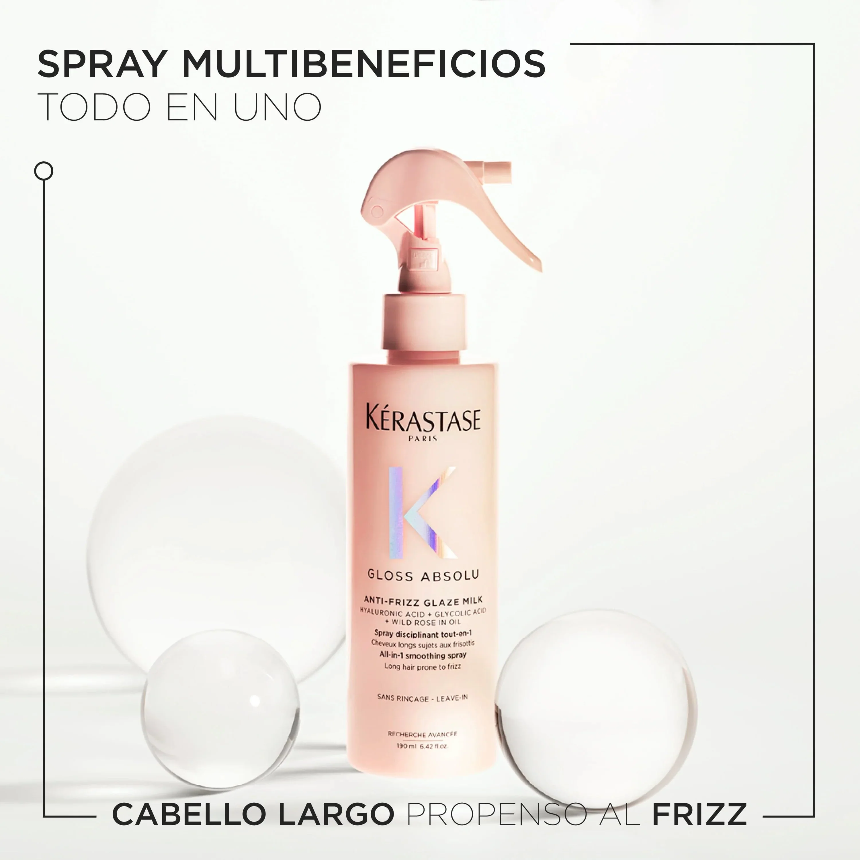 KERASTASE GLOSS ABSOLU Anti-Frizz Glaze Milk Spray 190ml - Image 3