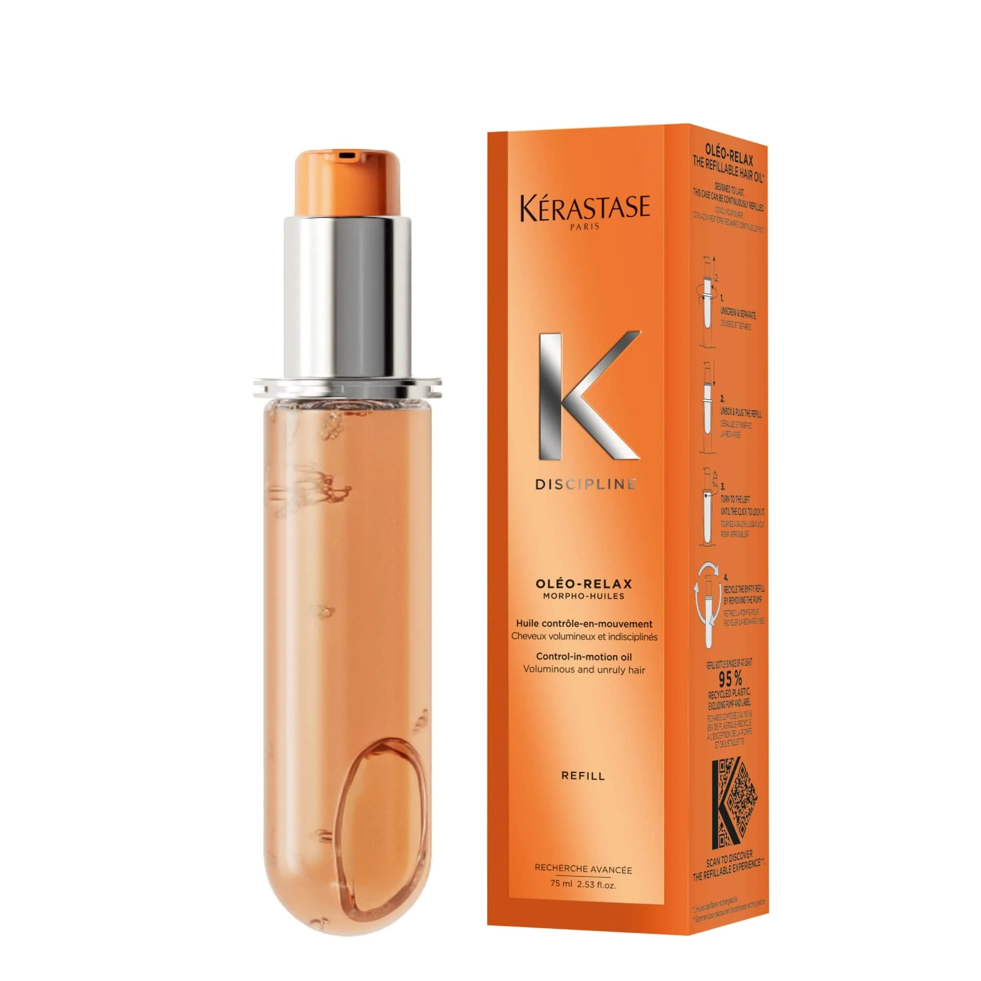 KERASTASE DISCIPLINE Huile Oleo-Relax Recarga 75ml - Image 6
