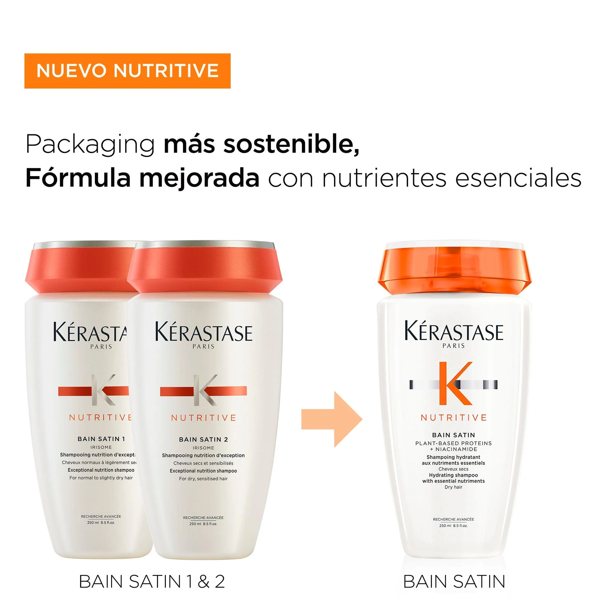 KERASTASE NUTRITIVE Bain Satin Champú 250ml - Image 2