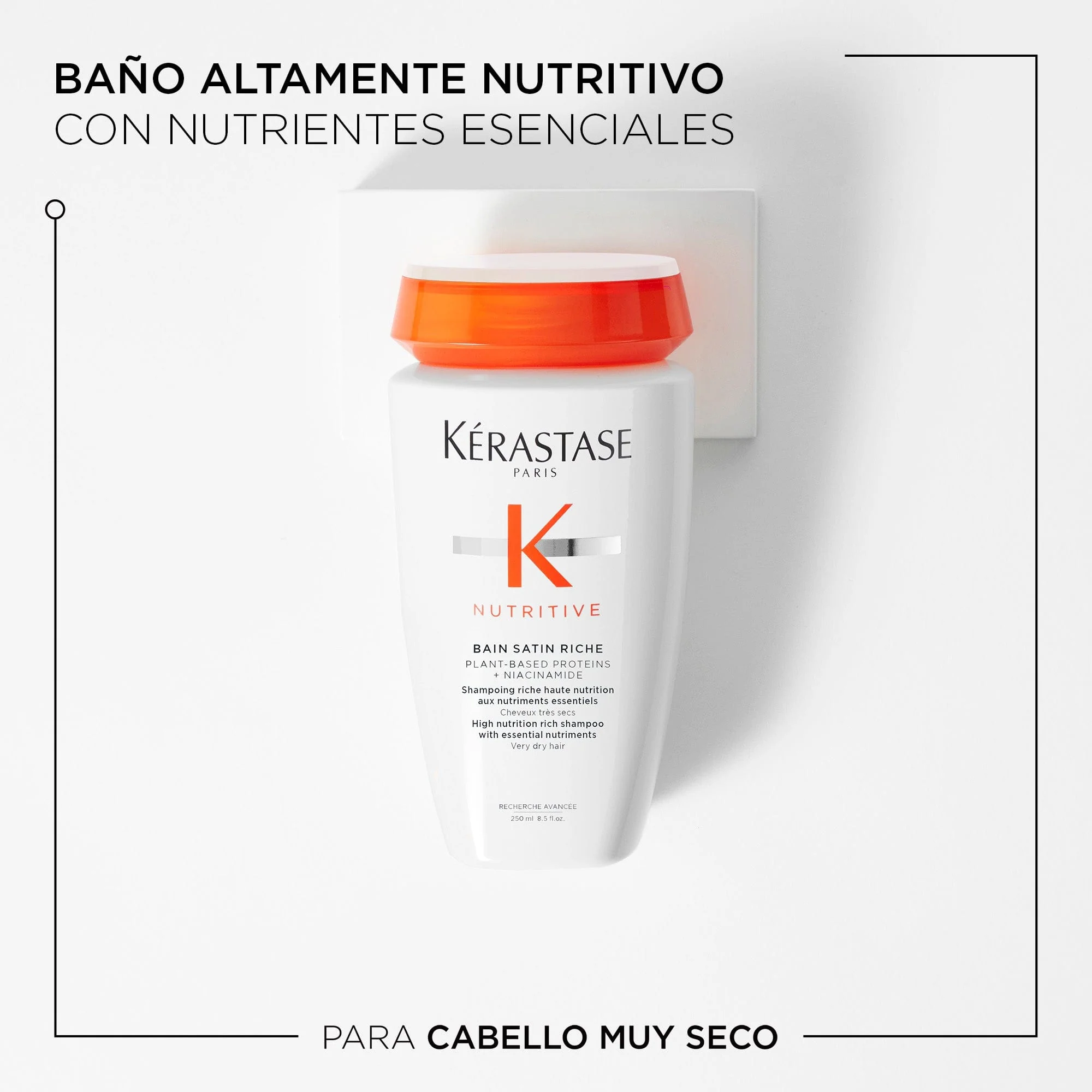 KERASTASE NUTRITIVE Bain Satin Riche Champú 250ml - Image 8