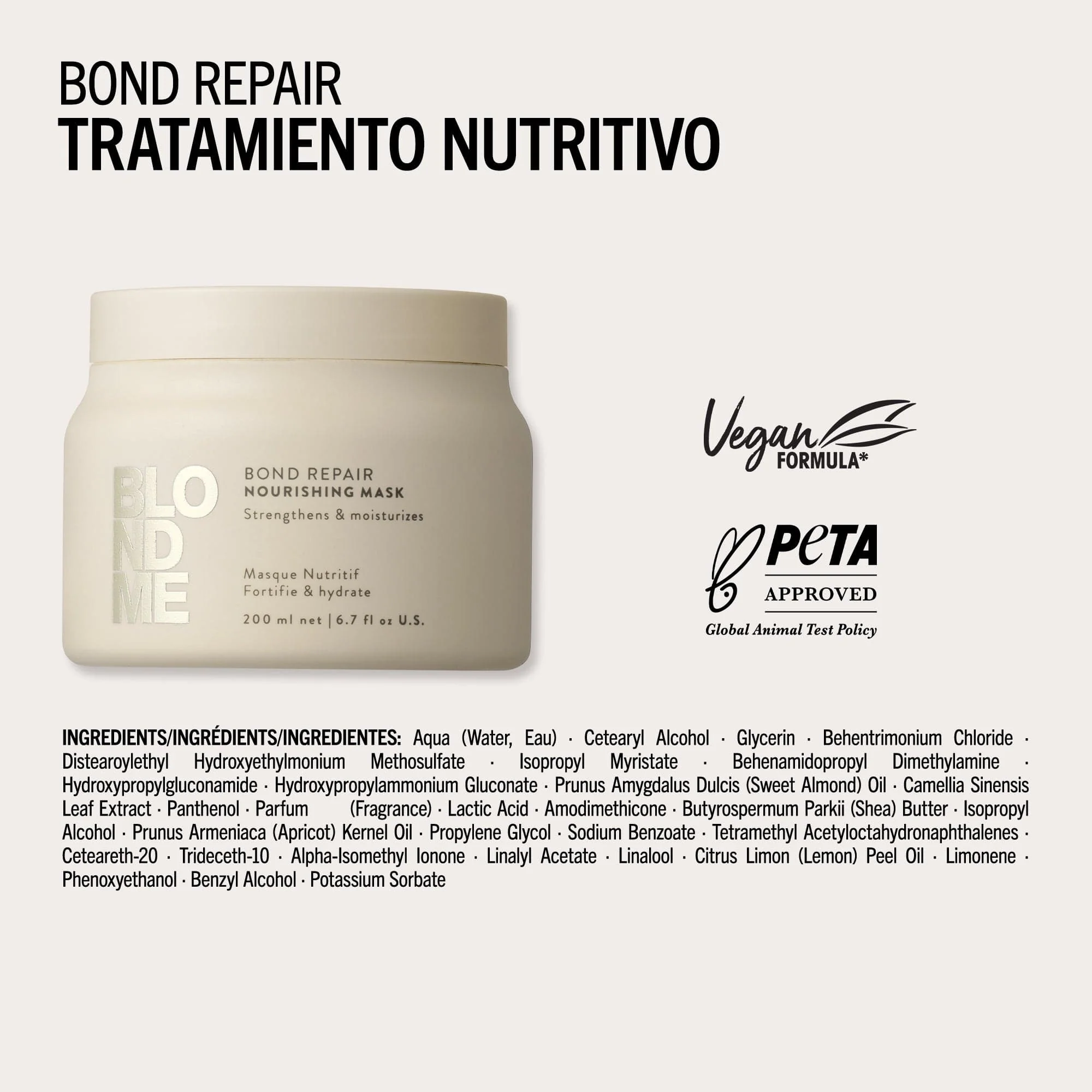 Tratamiento Nutritivo Bond Repair de BLONDME 200ml - Image 5