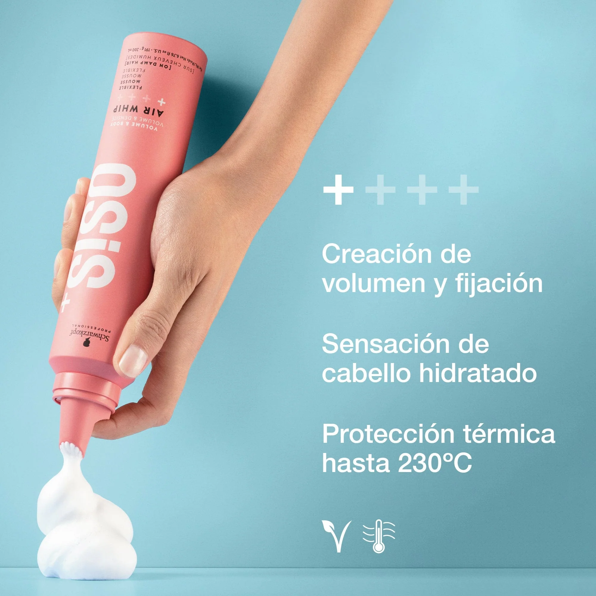 OSiS Air Whip Espuma Flexible 200ml - Image 3