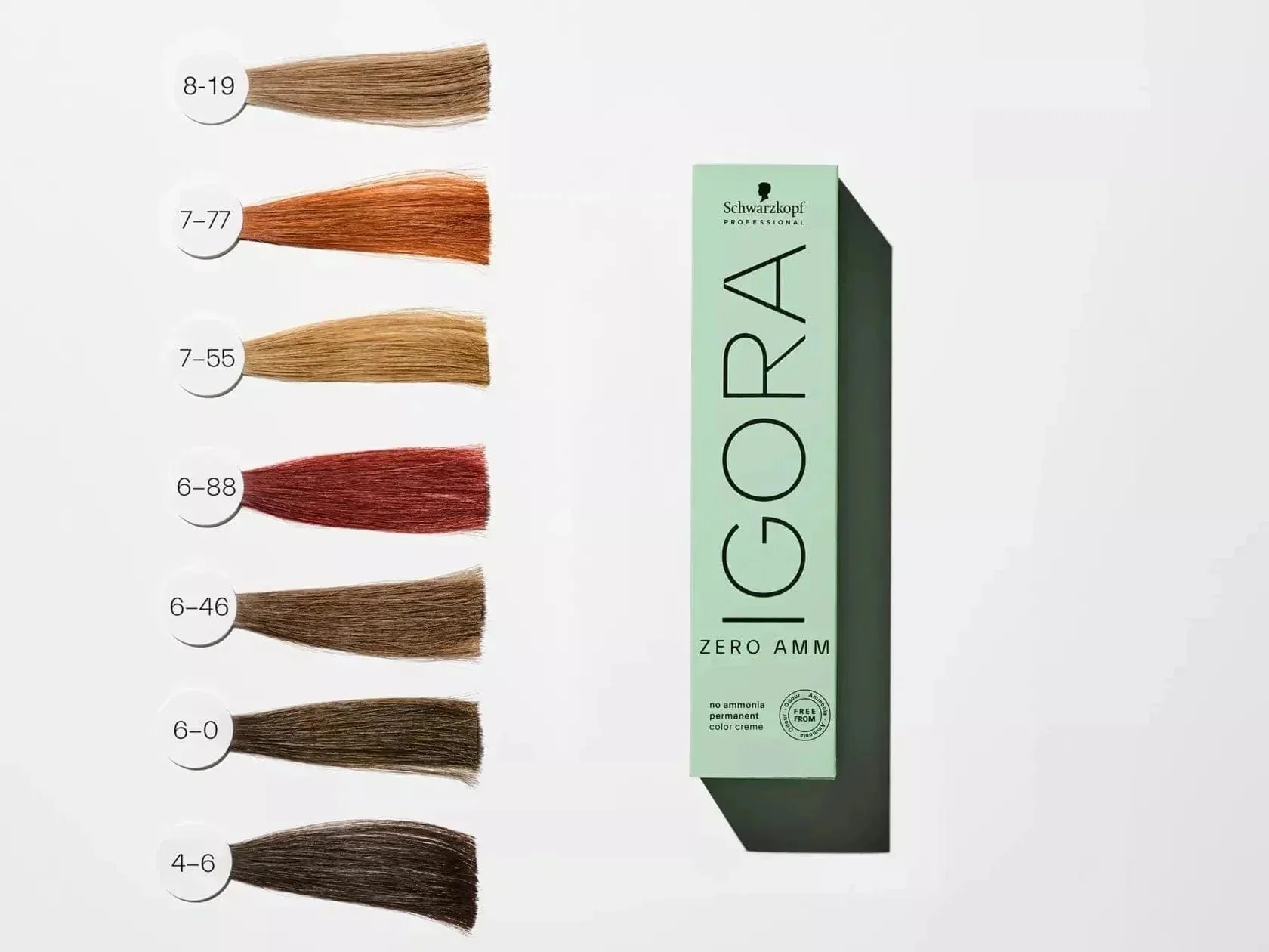 Schwarzkopf - Tinte Igora ZERO AMM Sin Amoniaco 6-31 Rubio Oscuro Mate Ceniza 60ml - Image 4