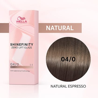 Shinefinity Wella 04/0 Castaño Medio Natural Espresso -60ML - Image 3