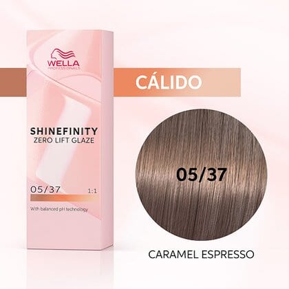 Shinefinity Wella 05/37 Castaño Claro Dorado Marrón -60ML - Image 6