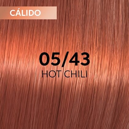 Shinefinity Wella 05/43 Castaño Claro Cobrizo Dorado -60ML - Image 2