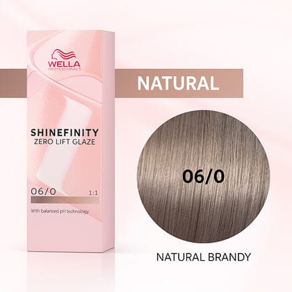 Shinefinity Wella 06/0 Rubio Oscuro Natural Brandy -60ML - Image 2
