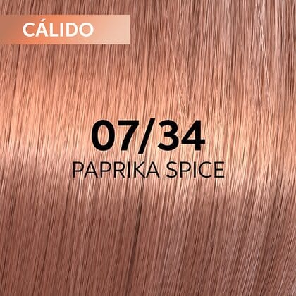Shinefinity Wella 07/34 Rubio Medio Dorado Cobrizo -60ML - Image 3