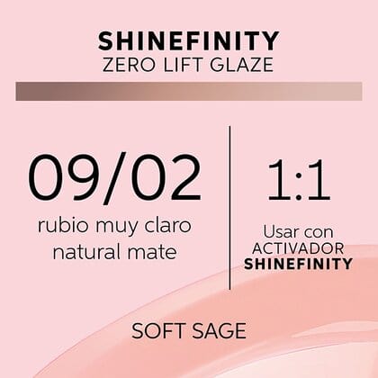 Shinefinity Wella 09/02 Rubio Muy Claro Natural Mate -60ML - Image 3