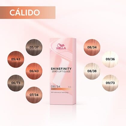 Shinefinity Wella 09/73 Rubio Muy Claro Marrón Dorado -60ML - Image 6