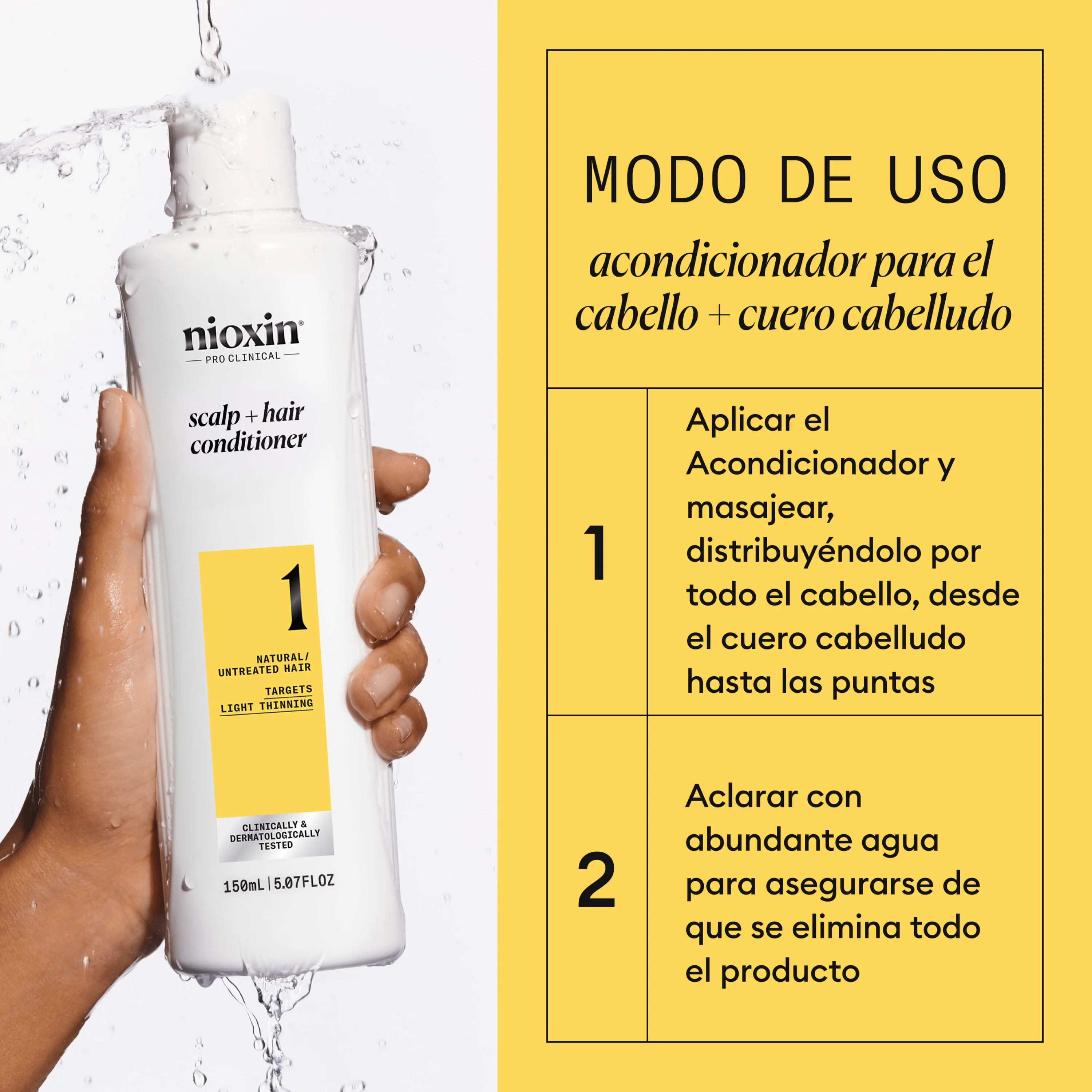SYSTEM 1 SCALP THERAPY Acondicionador Step 2 Cabello Natural 300ml - Image 9