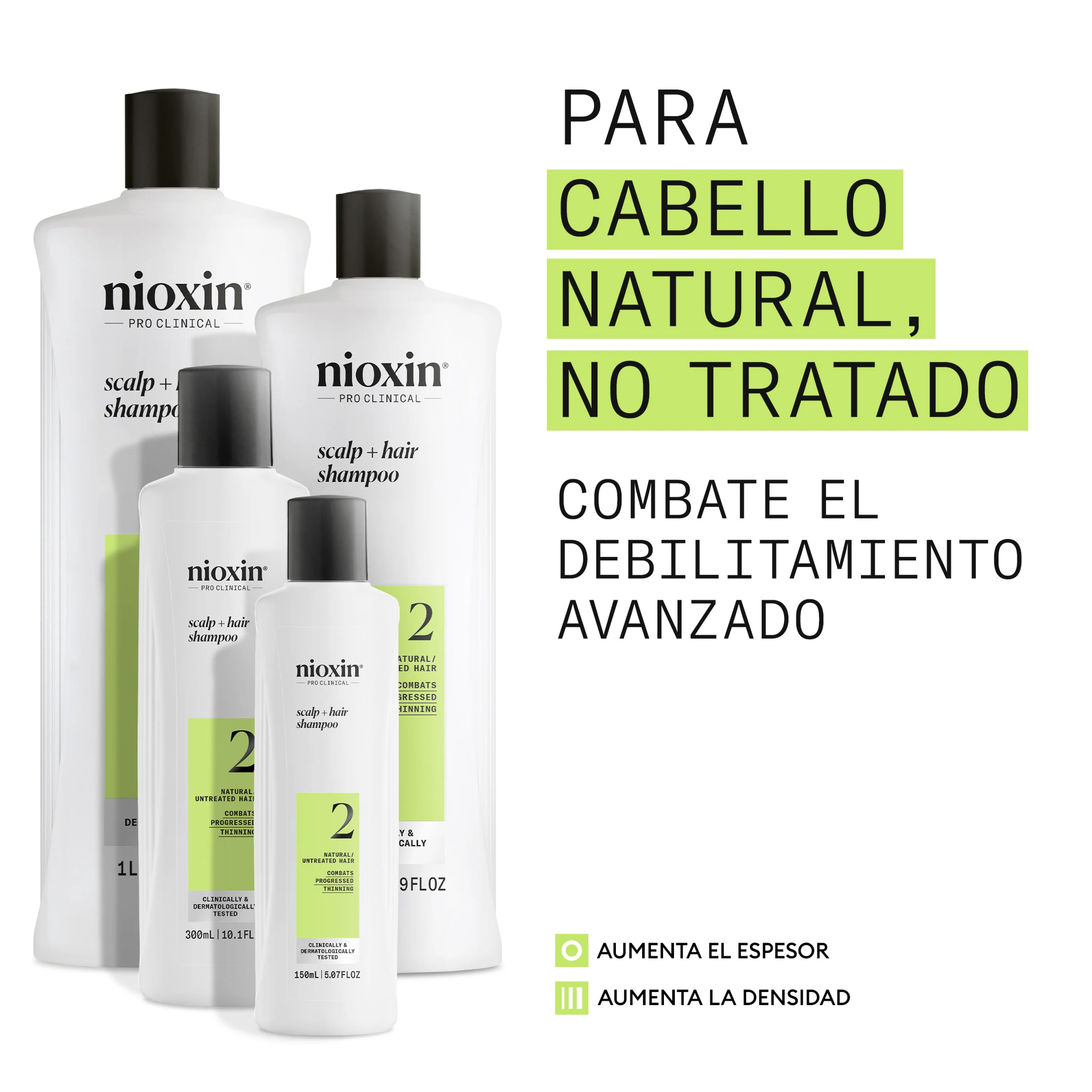 SYSTEM 2 CLEANSER Champú Step 1 Cabello Natural 1000ml - Image 2