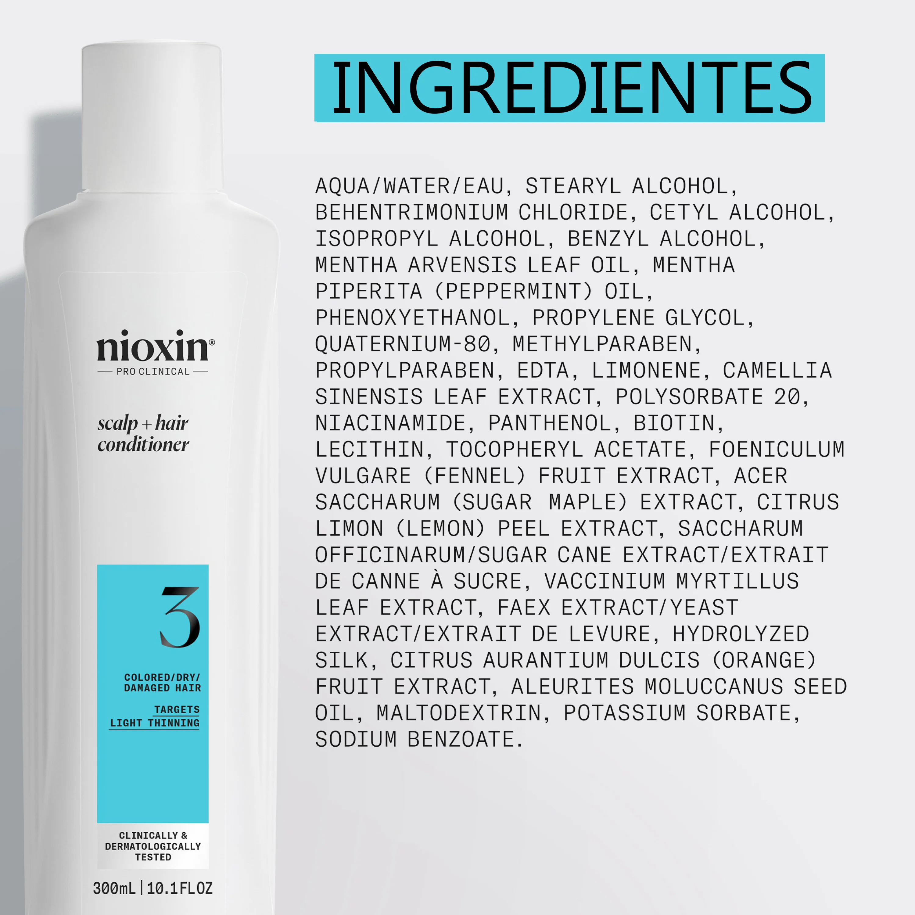 SYSTEM 3 SCALP THERAPY Acondicionador Step 2 Cabello Teñido 300ml - Image 5