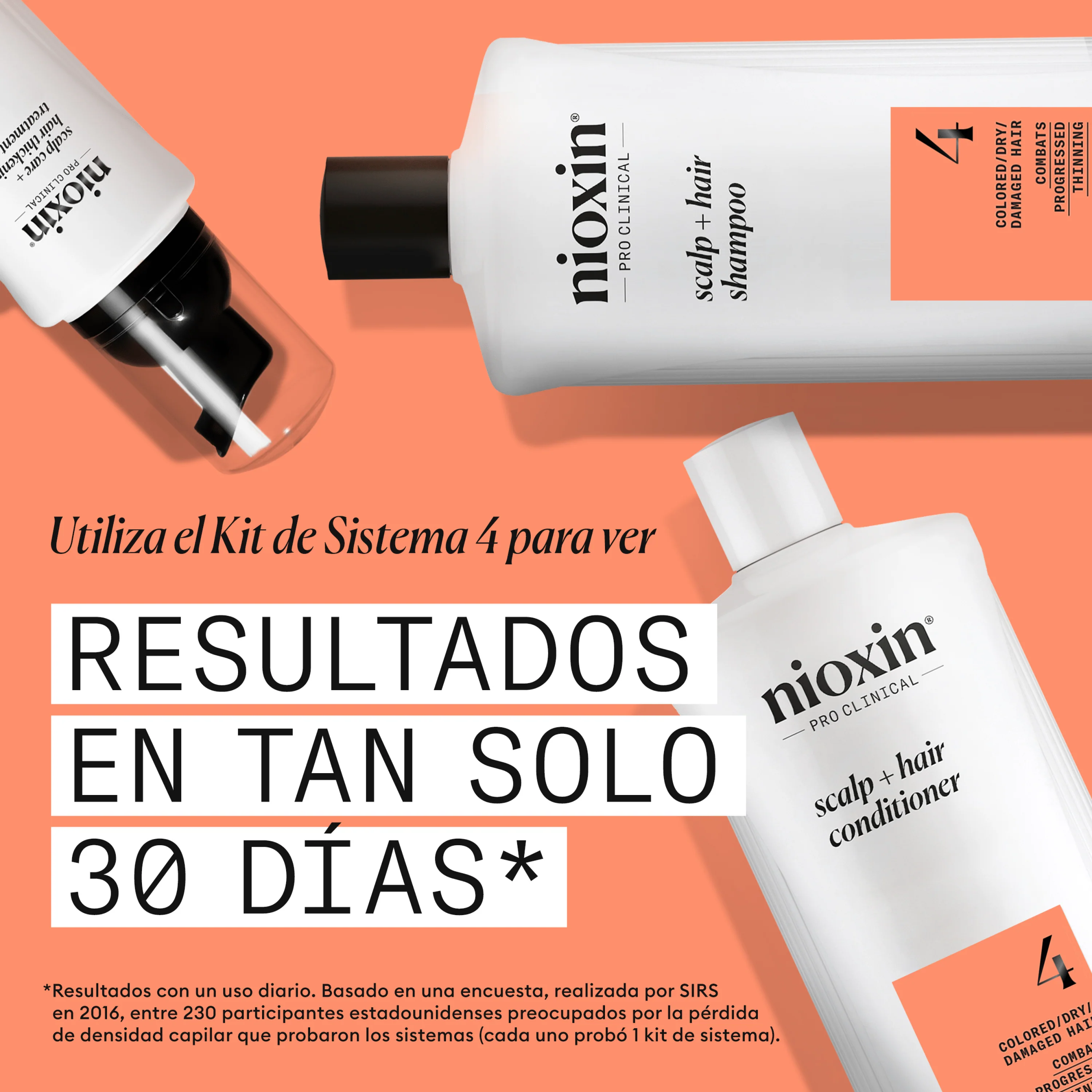 SYSTEM 4 Kit Champú 300ml + Acondicionador 300ml +Tratamiento 100ml - Image 3
