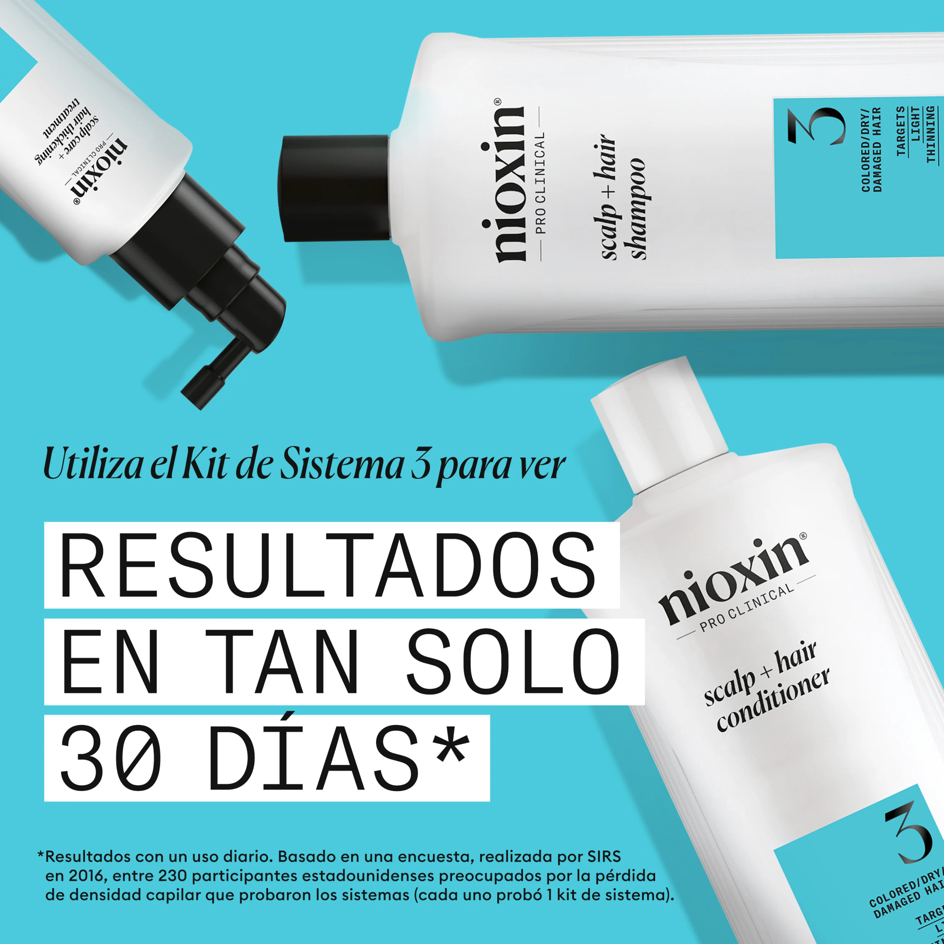 SYSTEM Kit 3 Champú 150ml + Acondicionador 150ml + Tratamiento 50ml - Image 3