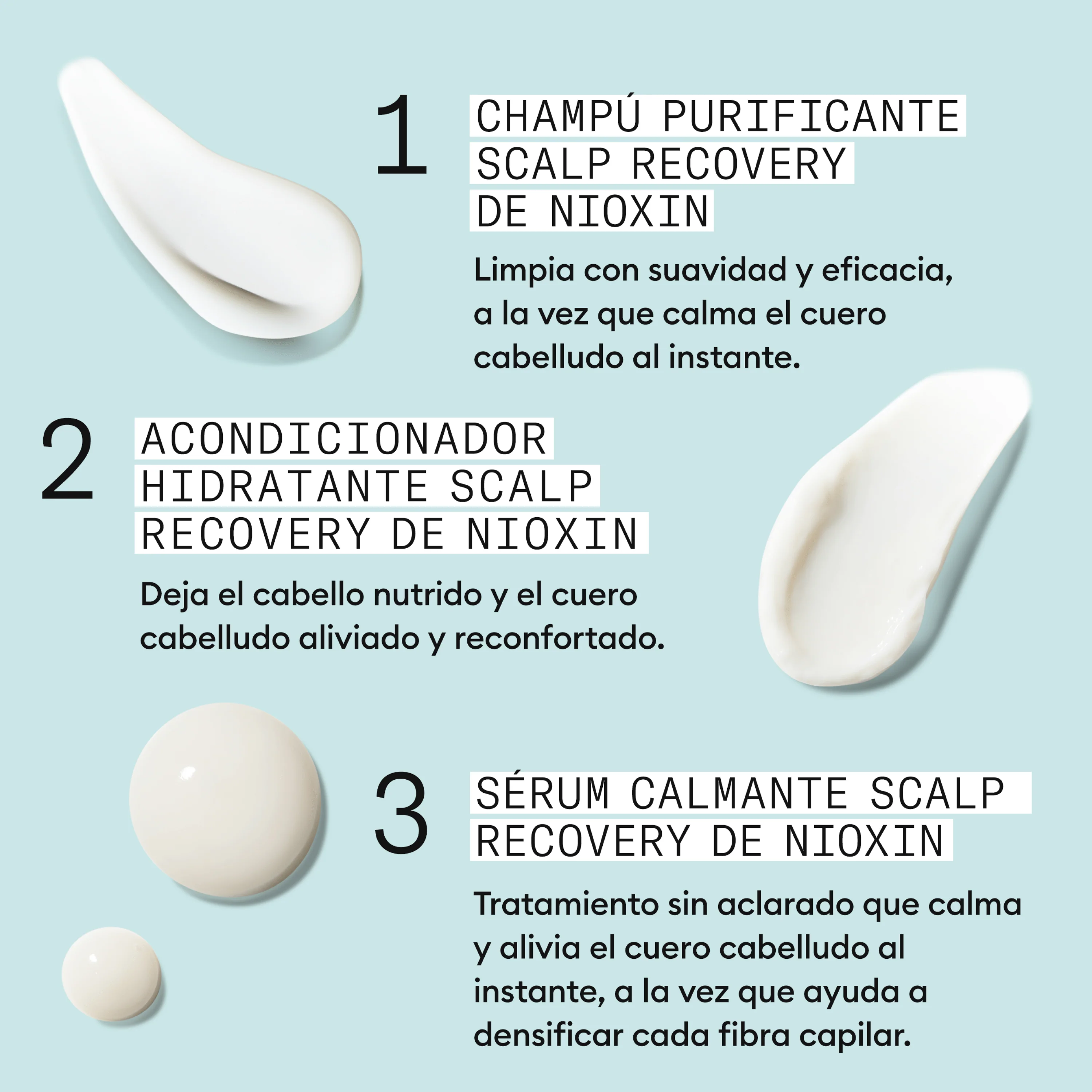 SYSTEM Kit SCALP RECOVERY Champú 200ml + Acondicionador 200ml + Tratamiento 100ml - Image 4