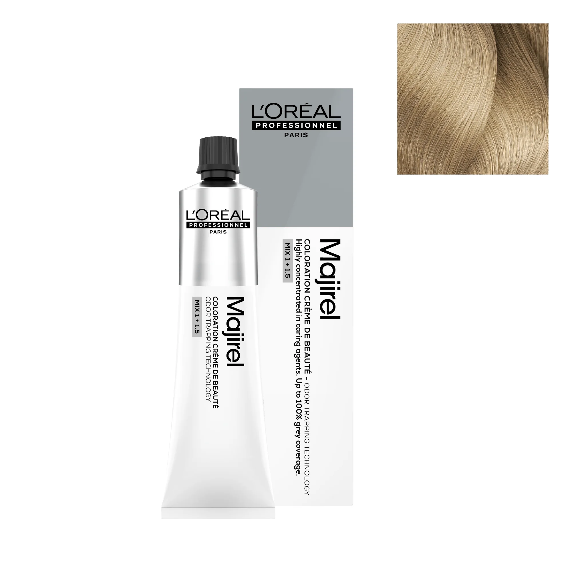 Tinte Majirel 10 - 60ml | Rubio muy claro - L'Oréal Professionnel