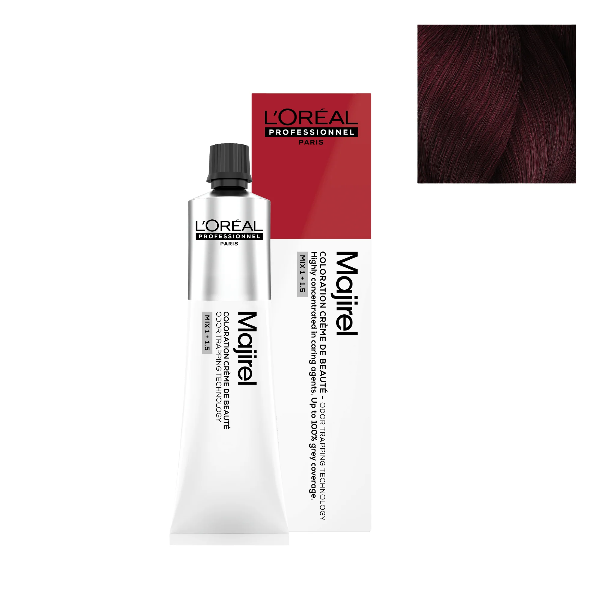 Tinte Majirel 4.62 - 60ml | Castaño Rojizo Irisado - L'Oréal Professionnel