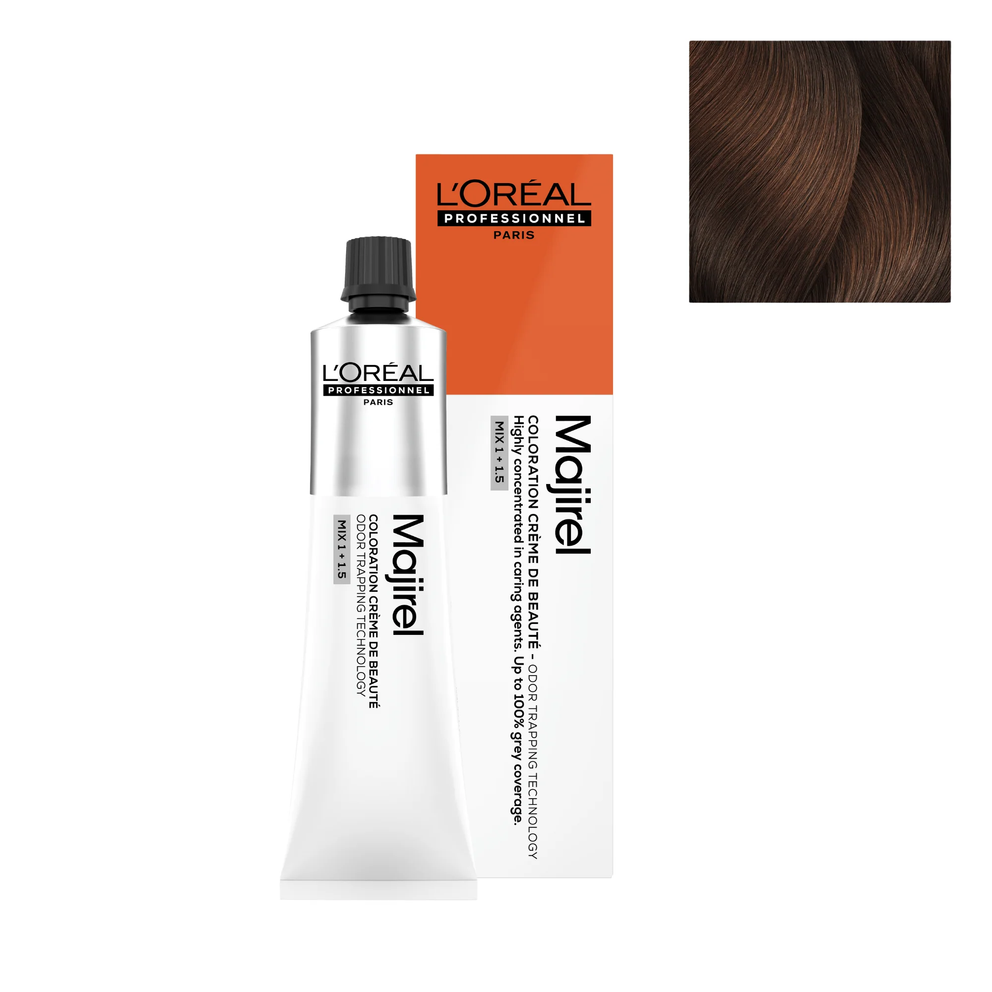 Tinte Majirel 5.4 - 60ml | Castaño Claro Cobrizo - L'Oréal Professionnel