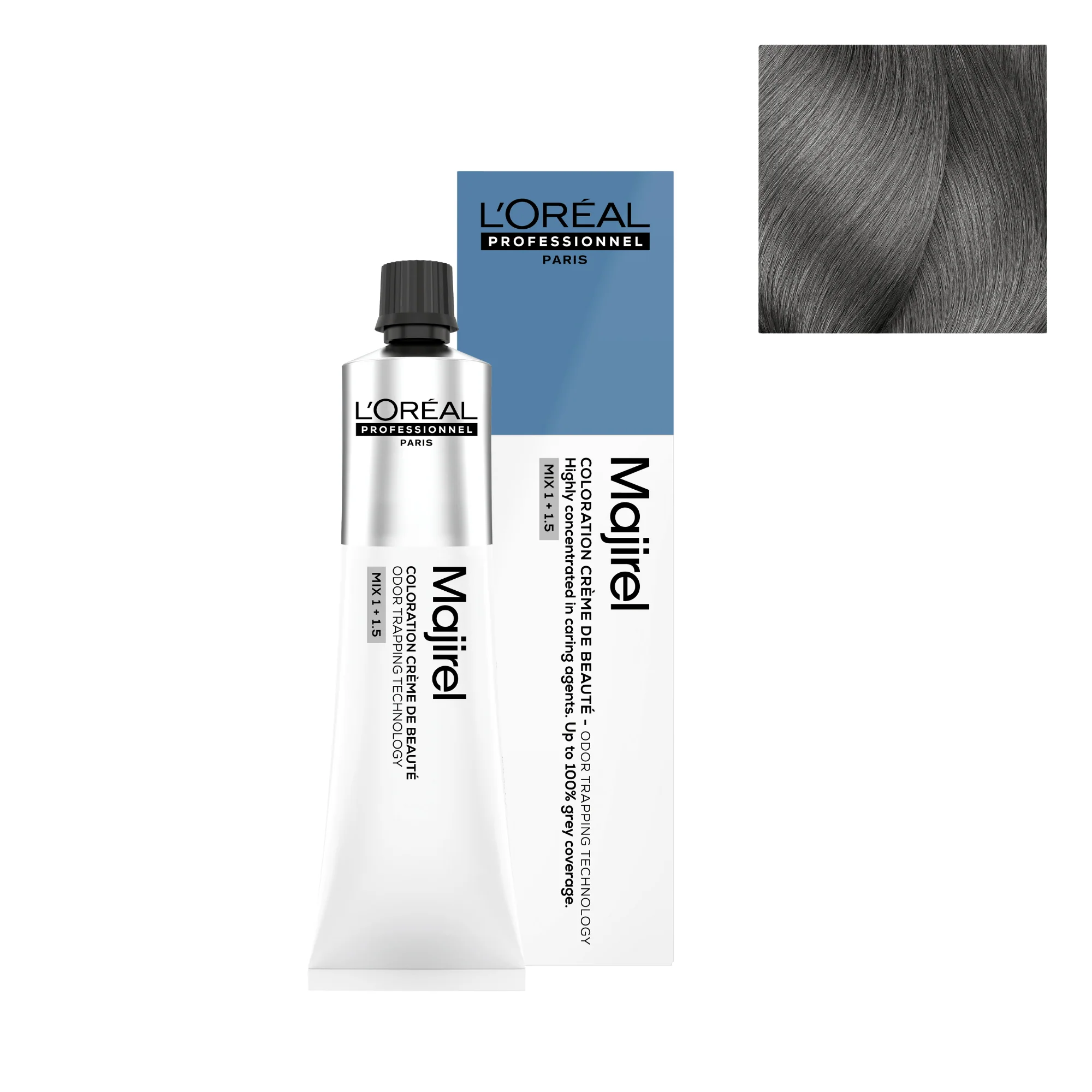 Tinte Majirel 7.1 - 60ml | Rubio Ceniza - L'Oréal Professionnel