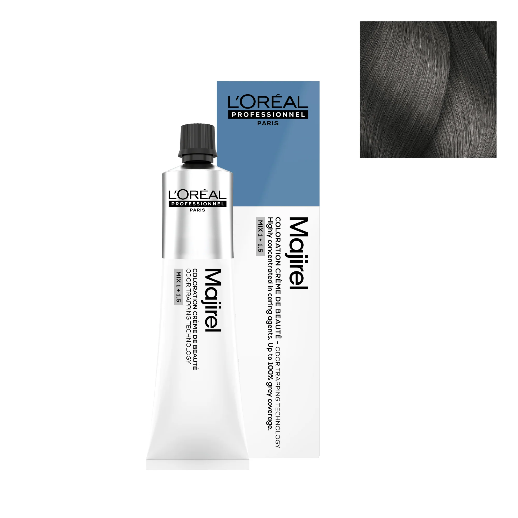 Tinte Majirel 7.11 - 60ml | Rubio Ceniza Profundo - L'Oréal Professionnel