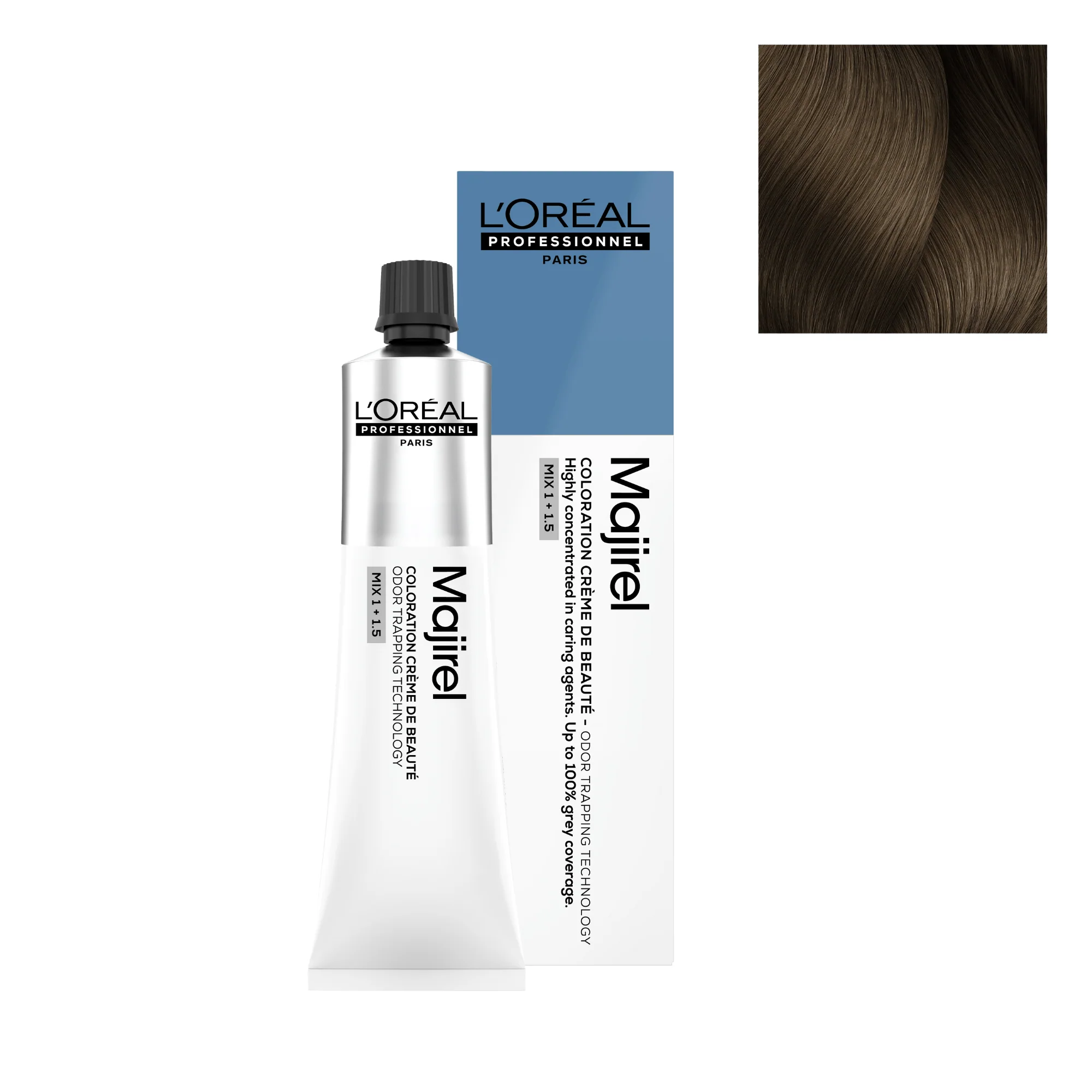 Tinte Majirel 7.12 - 60ml | Rubio Ceniza Irisado - L'Oréal Professionnel