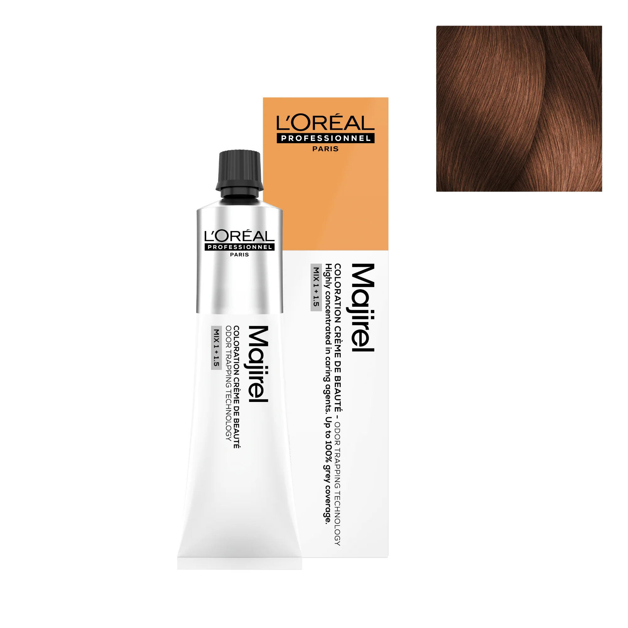 Tinte Majirel 7.35 - 60ml | Rubio Dorado Caoba - L'Oréal Professionnel