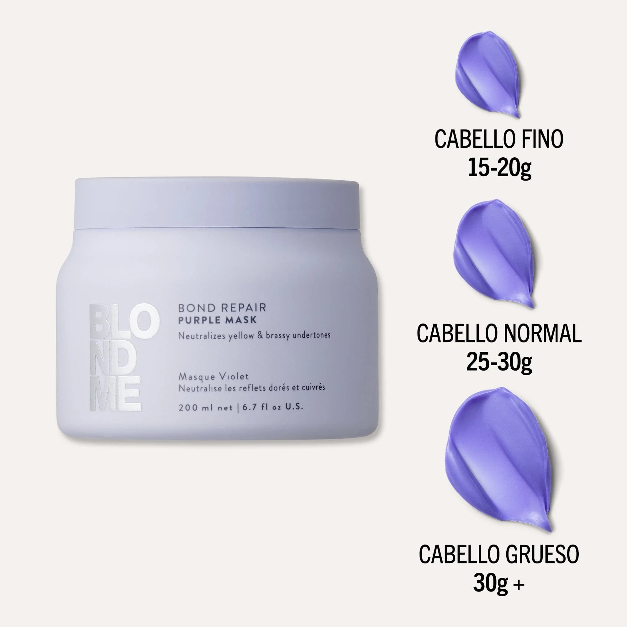 Tratamiento Morado Bond Repair de BLONDME 500ml - Image 3