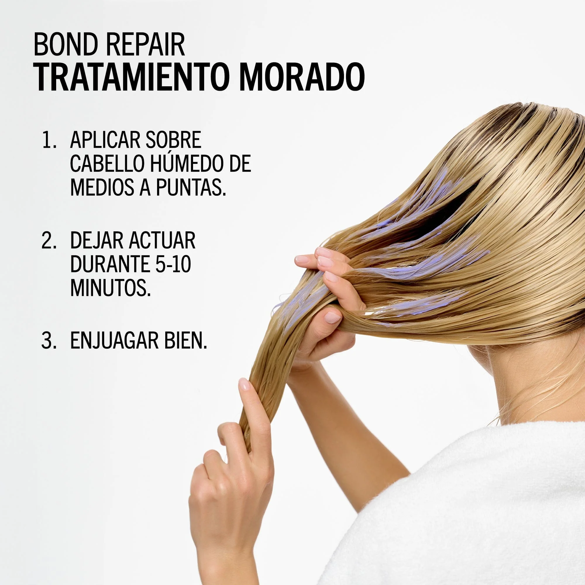 Tratamiento Morado Bond Repair de BLONDME 500ml - Image 4