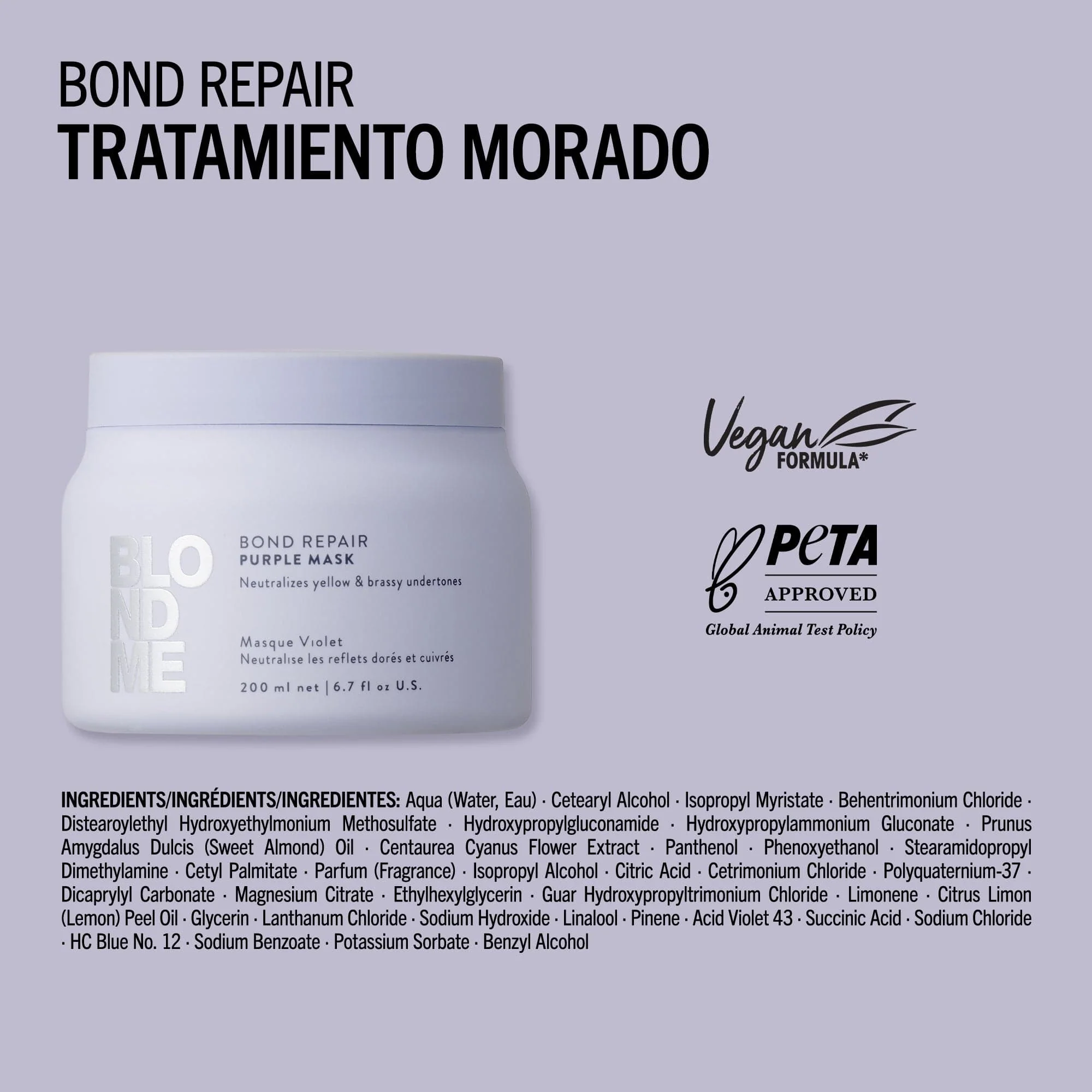Tratamiento Morado Bond Repair de BLONDME 500ml - Image 5