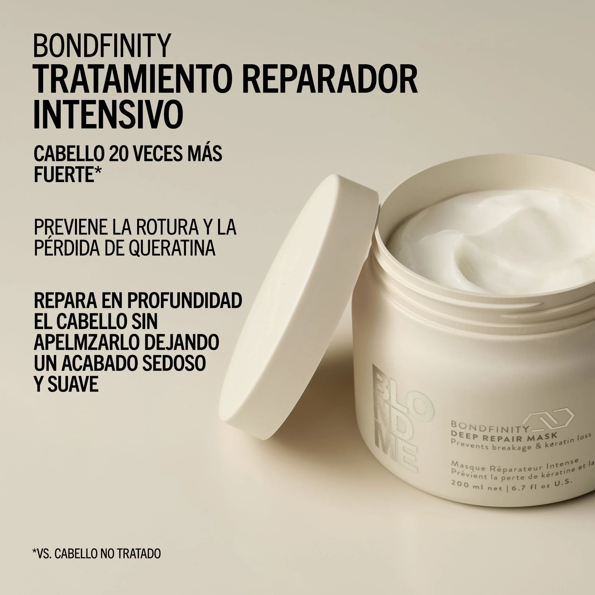 Tratamiento Reparador Intensivo Bondfinity de BLONDME 500ml - Image 5