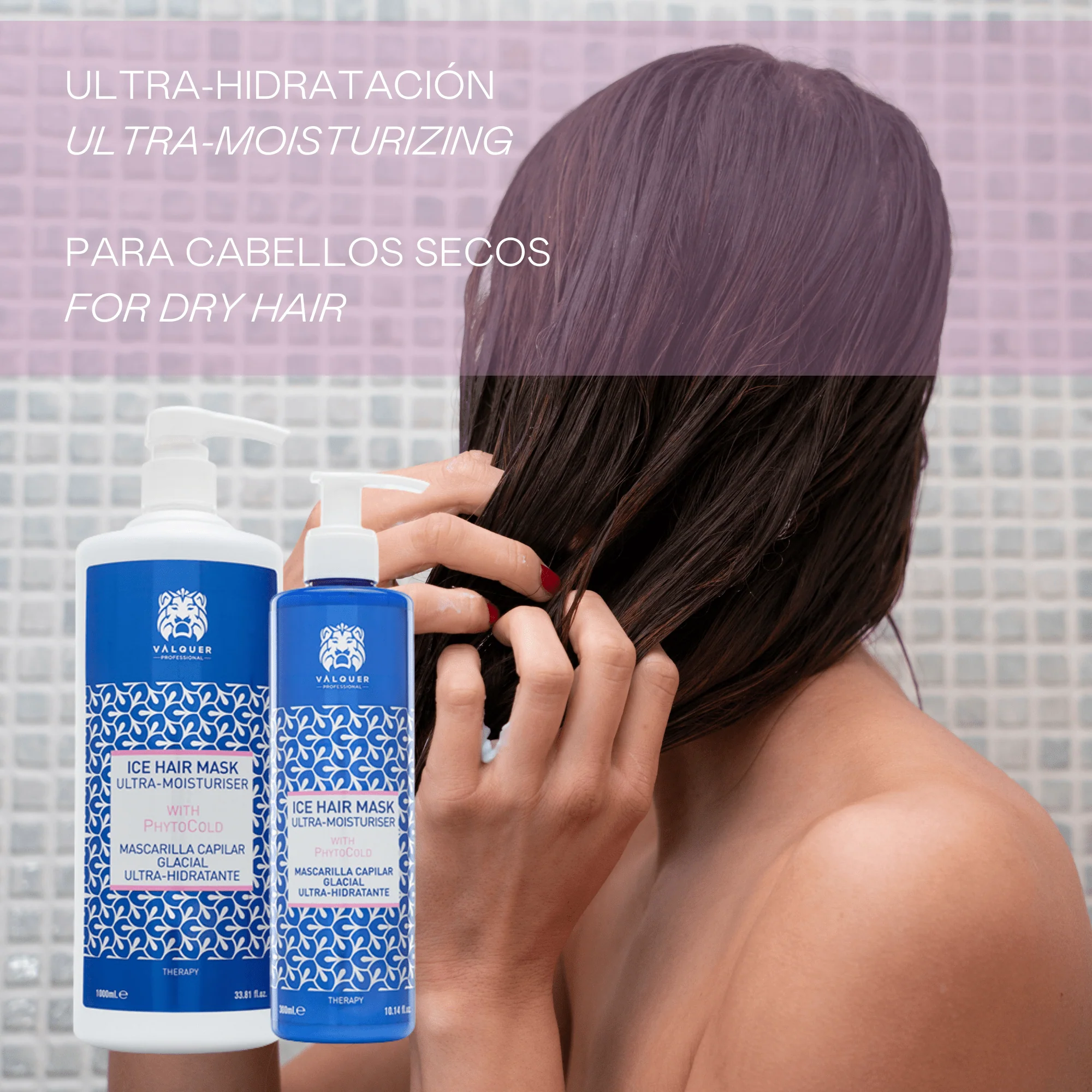 VALQUER MASCARILLA CAPILAR GLACIAL ULTRA-HIDRATANTE 975 ML - Image 3
